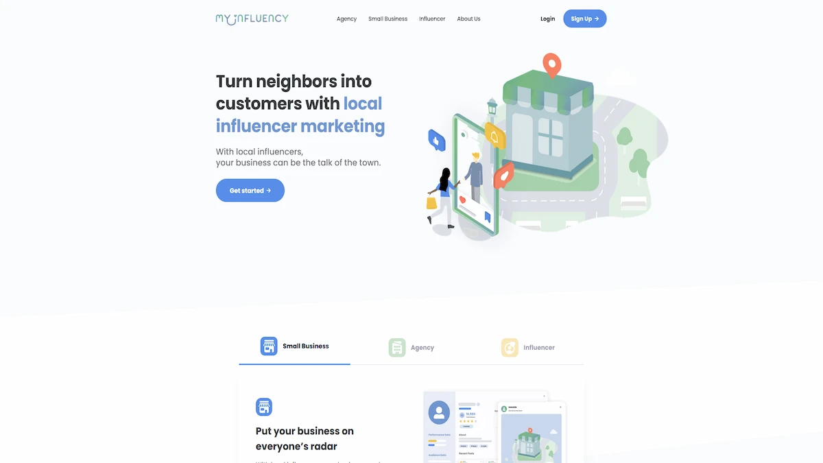 MyInfluency project preview